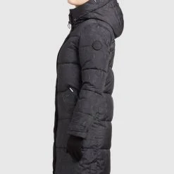 Bester Verkauf ❤️ Khujo DAKOTA - Wintermantel - Schwarz Schlangenmuster, Damen 👍 -Khujo Verkaufsladen 2e504cd3a8684559938d07e361289a64