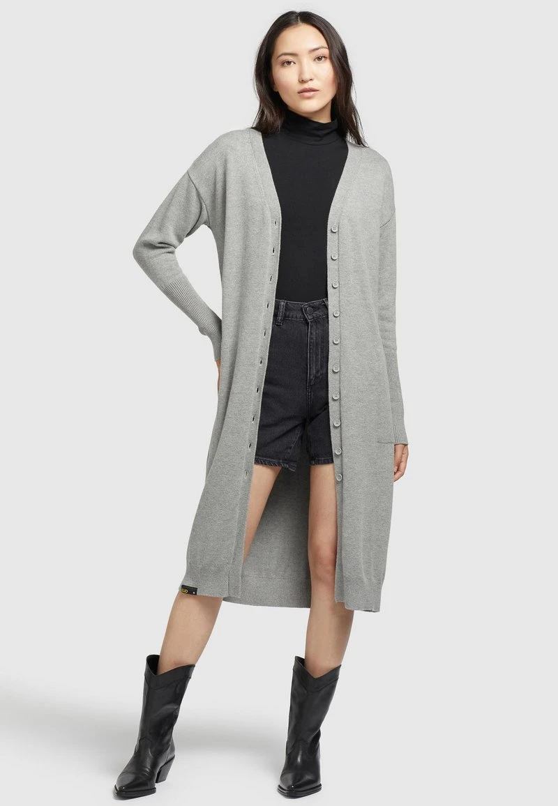 Billig ⌛ Khujo ELINA - Strickjacke - Grau Meliert, Damen 🧨 2 Billig ⌛ Khujo ELINA - Strickjacke - Grau Meliert, Damen 🧨 – Bild 2