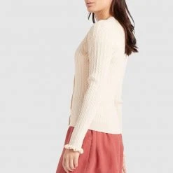 Blitzangebot 😀 Khujo SUSTU - Strickjacke - Beige, Damen 🎁 -Khujo Verkaufsladen 2f9da5016ce34b81984bfab7a2e33e31