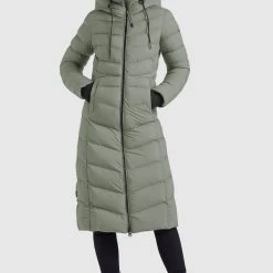 Bestpreis 😀 Khujo INGRAM MATT - Wintermantel - Graugrün, Damen ✔️