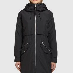 Angebote 😀 Khujo ARIANA - Parka - Schwarz, Damen 🎁