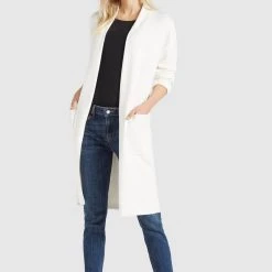 Budget ⭐ Khujo PERKY WITH BELT - Strickjacke - Beige, Damen ⌛