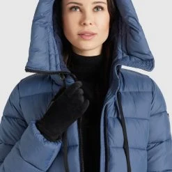 Billig ⭐ Khujo YACI - Wintermantel - Blau, Damen ✨ -Khujo Verkaufsladen 326544606a754a9dbfc6187dafd14d66