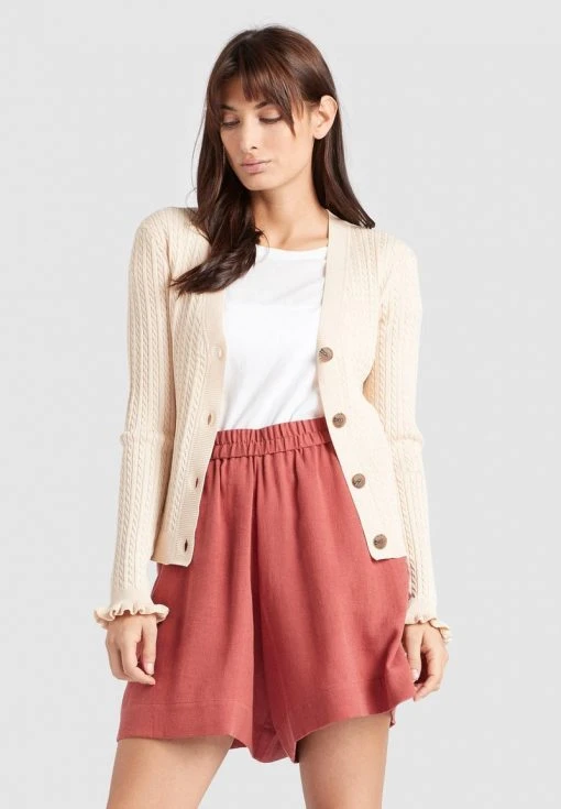 Blitzangebot 😀 Khujo SUSTU - Strickjacke - Beige, Damen 🎁 -Khujo Verkaufsladen 341ac0ecb6a346b48755e54204e99371