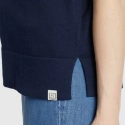 Rabatt 🔔 Khujo ALLMUT - T-Shirt Basic - Dark Blue, Damen 🎉 -Khujo Verkaufsladen 34c20f72af1d44a2b0c5184d34977d49