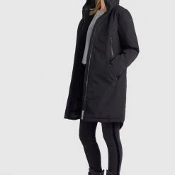 Budget 🧨 Khujo CHARLYN - Wintermantel - Schwarz, Damen ⭐ -Khujo Verkaufsladen 34e1024b5ee24cd981c4d261a5cfe933