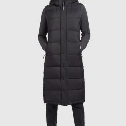 Bestes Angebot ✔️ Khujo MAGNETA MATT - Weste - Schwarz, Damen 🥰