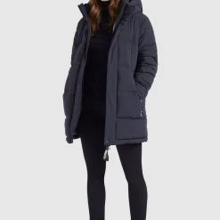 Am billigsten 😀 Khujo WEROLA - Wintermantel - Dunkelblau, Damen 🎁 -Khujo Verkaufsladen 358527049871410d9f4d41184099e9d0