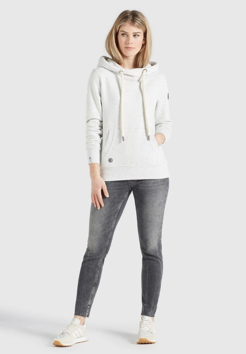 Neu 🎉 Khujo FANCI - Kapuzenpullover - Hellgrau Meliert, Damen ❤️ 2 Neu 🎉 Khujo FANCI - Kapuzenpullover - Hellgrau Meliert, Damen ❤️ – Bild 2