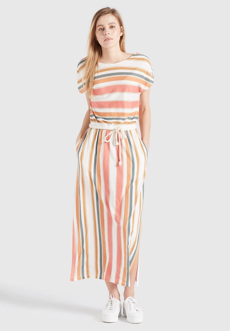Top 10 🥰 Khujo DOREEN - Maxikleid - Mehrfarbig Gestreift, Damen ✔️ 2 Top 10 🥰 Khujo DOREEN - Maxikleid - Mehrfarbig Gestreift, Damen ✔️ – Bild 2