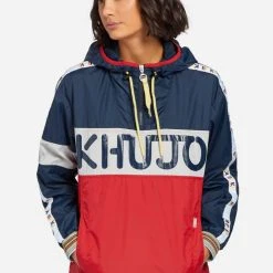 Großhandel ✨ Khujo ELIANA - Windbreaker - Blue/white/red, Damen 😍