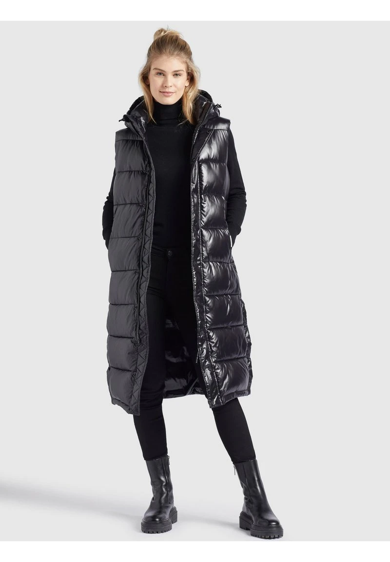 Brandneu ❤️ Khujo MAGNETA SHINY - Weste - Schwarz, Damen ✔️ 2 Brandneu ❤️ Khujo MAGNETA SHINY - Weste - Schwarz, Damen ✔️ – Bild 2