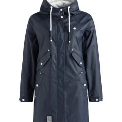 Budget ⌛ Khujo SOLEA2 - Regenjacke / Wasserabweisende Jacke - Dunkelblau, Damen 👍 -Khujo Verkaufsladen 3a3b362e205b42c08b43cad89ec0ba11