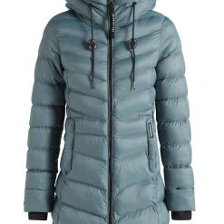 Besorgen ✔️ Khujo TUHANI SHINE - Wintermantel - Blaugrau, Damen 🔔 -Khujo Verkaufsladen 3b95511257de4a8499d5351f94cc03a0