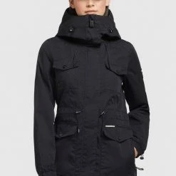Angebote 😀 Khujo ELST - Parka - Schwarz, Damen ✔️
