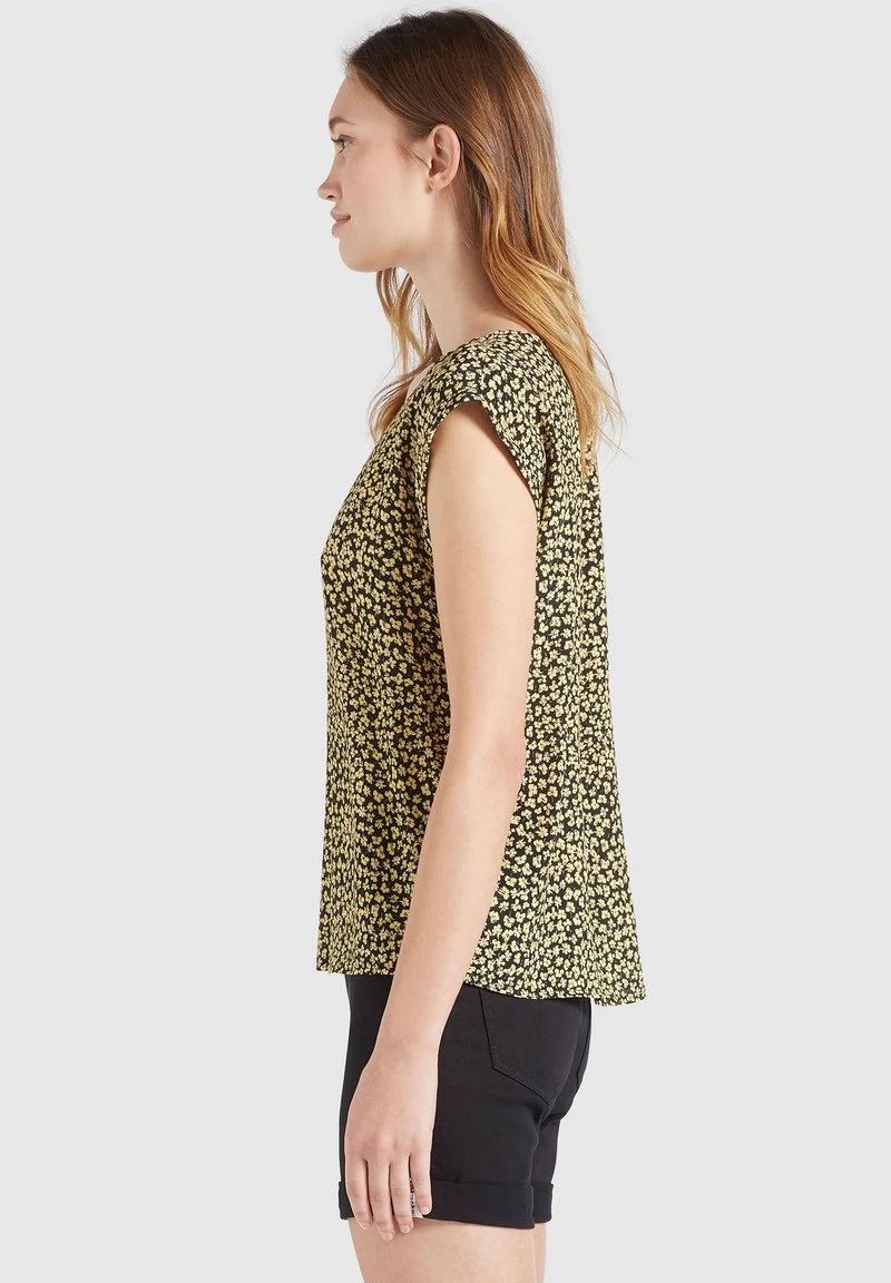 Billig ✨ Khujo LOMBA - Bluse - Schwarz-gelb Geblümt, Damen ✨ 8 Billig ✨ Khujo LOMBA - Bluse - Schwarz-gelb Geblümt, Damen ✨ – Bild 8