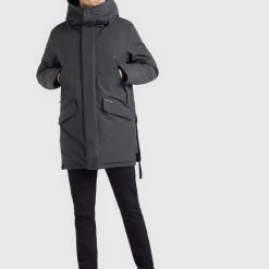 Budget 😍 Khujo DANCER - Wintermantel - Dunkelgrau, Herren 😍