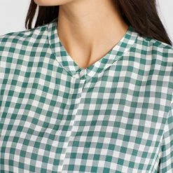 Billig 🎁 Khujo DAMINA - Bluse - Green/white, Damen 😀 12 Billig 🎁 Khujo DAMINA - Bluse - Green/white, Damen 😀 -Khujo Verkaufsladen 410c9e211f83488c9a6010ca77b938c5