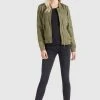 Neu ⌛ Khujo FENCY - Bomberjacke - Khaki Pes, Damen ⌛