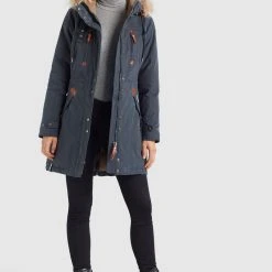 Coupon 🔔 Khujo ROANA - Wintermantel - Dunkelblau, Damen 🤩 -Khujo Verkaufsladen 42f703f84c1e4a6d9e803ed88bb0a7a6