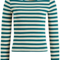 Aktion ⌛ Khujo SICHUAN - Langarmshirt - Grün-beige Gestreift, Damen ✨ 15 Aktion ⌛ Khujo SICHUAN - Langarmshirt - Grün-beige Gestreift, Damen ✨ -Khujo Verkaufsladen 4332d4be80354e19928c266fa2a3ab22