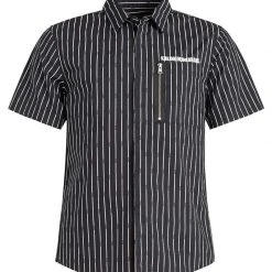 Am billigsten ✔️ Khujo SKELTON - Hemd - Black, Herren ✔️ -Khujo Verkaufsladen 43a06080e412493d80d6a3b52b68a74c