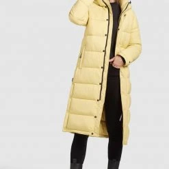 Top 10 ❤️ Khujo CORINNA MATT - Wintermantel - Hellgelb, Damen ✔️ -Khujo Verkaufsladen 454b2a010283478282f6fe9050b02f5b