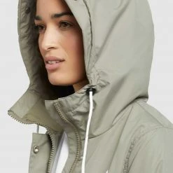 Bestes Angebot ⌛ Khujo LAUREN - Trenchcoat - Graugrün, Damen 😀 -Khujo Verkaufsladen 4711a6de10704e8580ef7b2877729b78