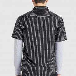 Am billigsten ✔️ Khujo SKELTON - Hemd - Black, Herren ✔️ -Khujo Verkaufsladen 4736b65a9c0f4ab5ba6150142092e5f3