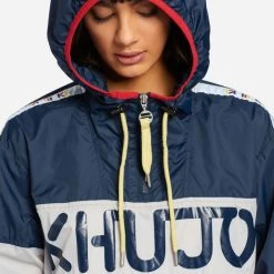 Großhandel ✨ Khujo ELIANA - Windbreaker - Blue/white/red, Damen 😍 -Khujo Verkaufsladen 49dc21421a434f71be82a3a979d42235