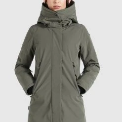 Auslauf 🎁 Khujo VIONA2 - Winterjacke - Graugrün, Damen 🔔