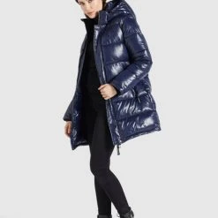 Rabatt ❤️ Khujo WENCKE SHINY - Wintermantel - Dunkelblau Glänzend, Damen ⌛ 11 Rabatt ❤️ Khujo WENCKE SHINY - Wintermantel - Dunkelblau Glänzend, Damen ⌛ -Khujo Verkaufsladen 4a164695d2ca4355bc0e4aca7552a17e