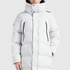 Billig ❤️ Khujo SASHA - Wintermantel - Hellgrau, Herren 👏