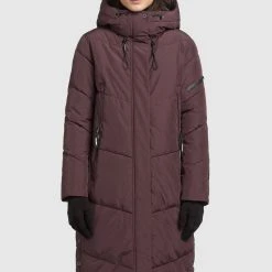 Top 10 ❤️ Khujo SONJE3 - Wintermantel - Weinrot, Damen ⭐