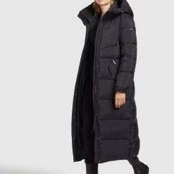 Brandneu 👍 Khujo SHIMANTA - Wintermantel - Schwarz, Damen 😀 -Khujo Verkaufsladen 4ce6f043bfc54c16998fc0a6f3713ab6