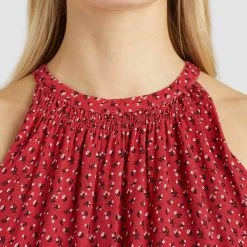 Bester Verkauf 🔔 Khujo KELSA - Freizeitkleid - Rot Geblümt, Damen 🥰 -Khujo Verkaufsladen 4cf93fd19e6e4696a87c42dec2a90e47