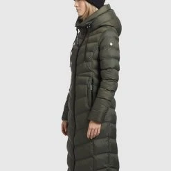 Bestpreis 😉 Khujo INGRAM SHINE - Wintermantel - Dunkeloliv, Damen 😀 -Khujo Verkaufsladen 4de6c925944d48d590a362dac24851fe