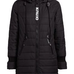 Top 10 😉 Khujo SHINE2 STRUCTURED - Wintermantel - Schwarz, Damen 🤩 -Khujo Verkaufsladen 4e5bc042db0d46038f88bb6be97f67d4