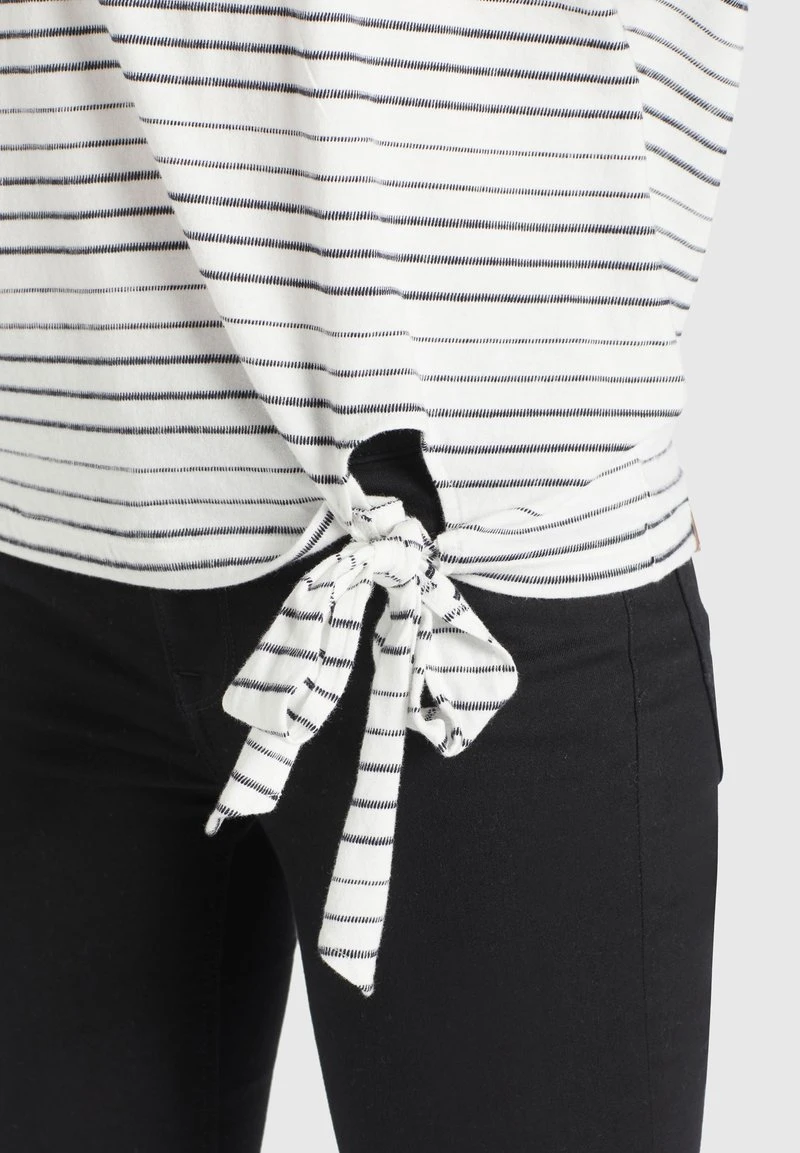 Top 10 🥰 Khujo AURELIA - T-Shirt Print - Weiß Schwarz Gestreift, Damen ✨ 9 Top 10 🥰 Khujo AURELIA - T-Shirt Print - Weiß Schwarz Gestreift, Damen ✨ – Bild 9