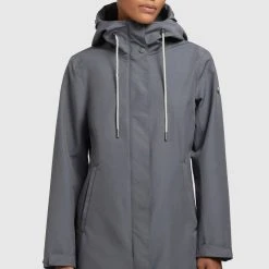 Bestes Angebot 🔥 Khujo ARTISA - Parka - Graublau, Damen 🥰