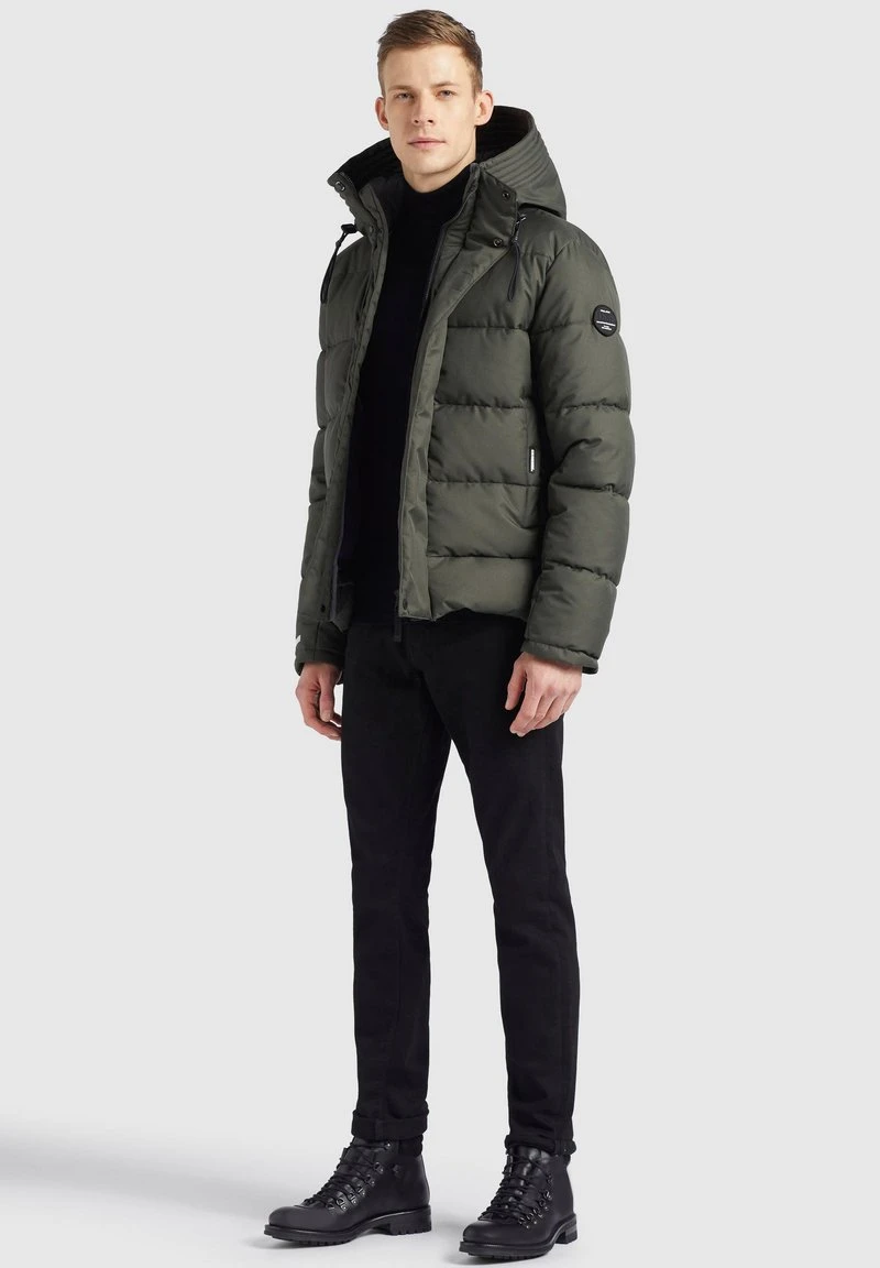 Coupon ⌛ Khujo SAVOR - Winterjacke - Dunkeloliv, Herren 💯 2 Coupon ⌛ Khujo SAVOR - Winterjacke - Dunkeloliv, Herren 💯 – Bild 2