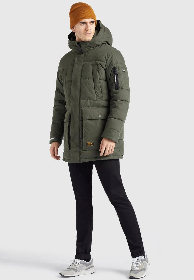 Brandneu 🔔 Khujo SHANCK - Wintermantel - Dunkeloliv, Herren 🥰 5 Brandneu 🔔 Khujo SHANCK - Wintermantel - Dunkeloliv, Herren 🥰 – Bild 5