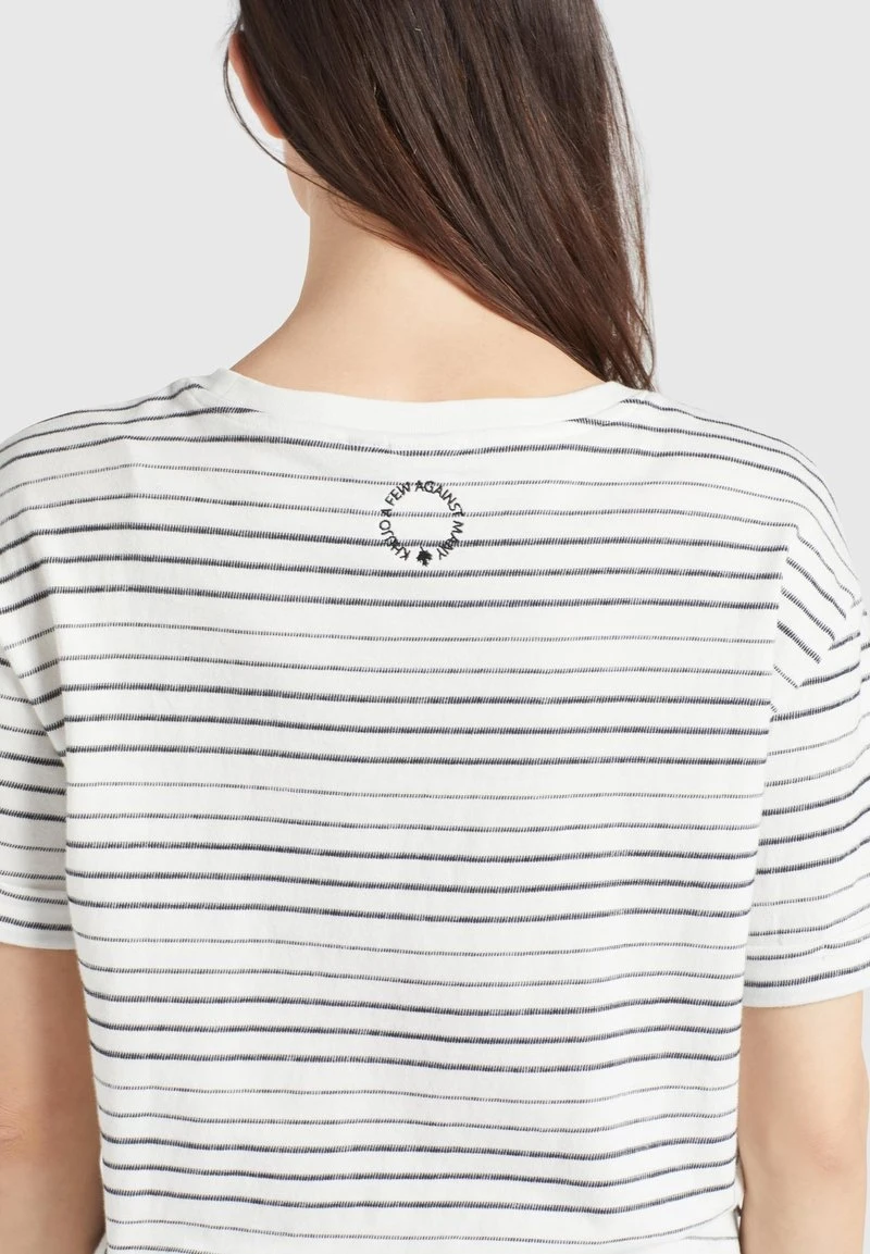 Top 10 🥰 Khujo AURELIA - T-Shirt Print - Weiß Schwarz Gestreift, Damen ✨ 6 Top 10 🥰 Khujo AURELIA - T-Shirt Print - Weiß Schwarz Gestreift, Damen ✨ – Bild 6