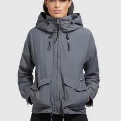 Top 10 ✔️ Khujo BLAIR - Übergangsjacke - Graublau, Damen ⭐