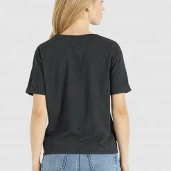 Am billigsten ⌛ Khujo AURELIA - T-Shirt Print - Dunkelgrau Meliert, Damen 🎁 -Khujo Verkaufsladen 53b2da0e6a3745b5b93976eff23ce5ed