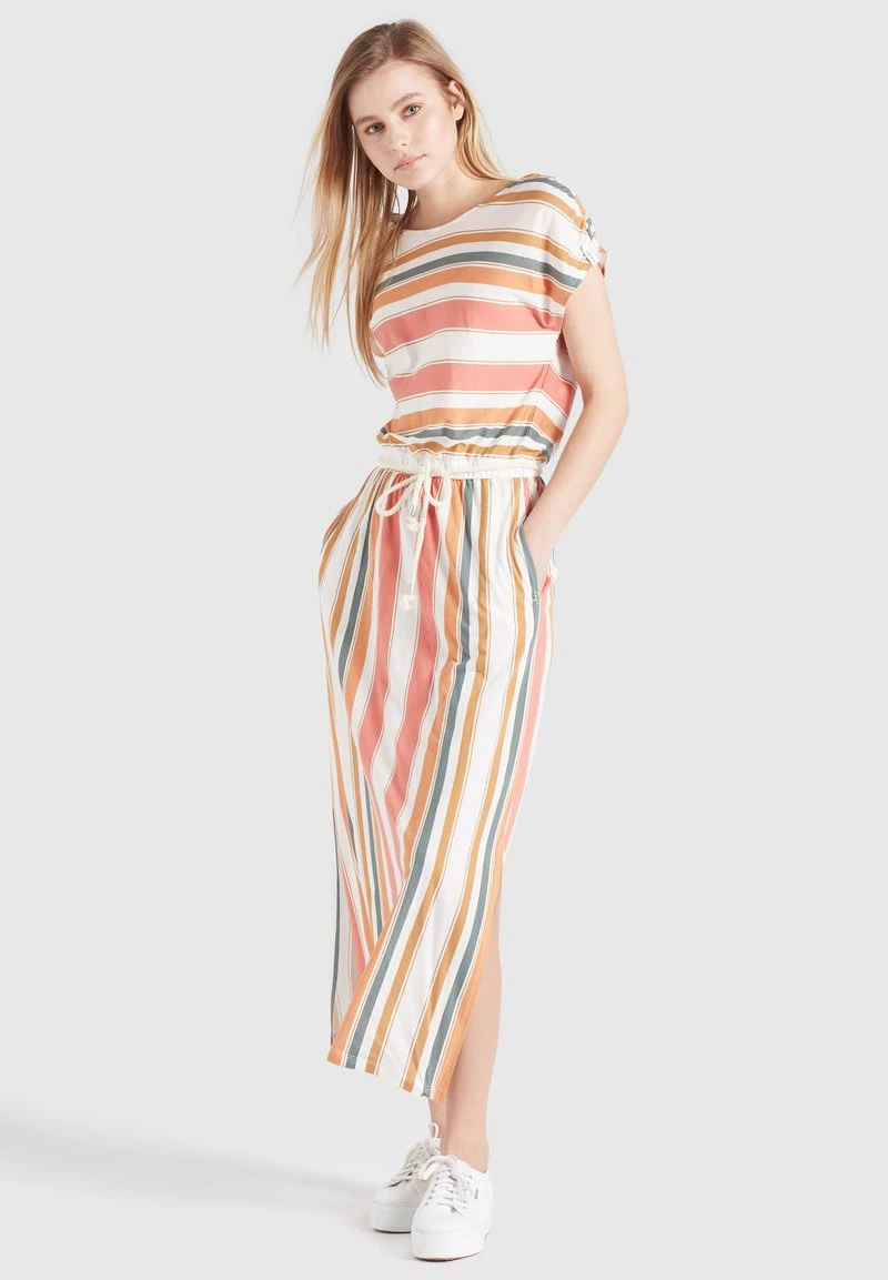 Top 10 🥰 Khujo DOREEN - Maxikleid - Mehrfarbig Gestreift, Damen ✔️ 4 Top 10 🥰 Khujo DOREEN - Maxikleid - Mehrfarbig Gestreift, Damen ✔️ – Bild 4