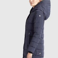 Brandneu 😍 Khujo SILLA - Wintermantel - Dunkelblau, Damen ❤️ -Khujo Verkaufsladen 548a60d1a78e4e6aa15d09a0badf22c2