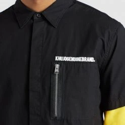 Auslauf ⌛ Khujo SKELTON - Hemd - Black, Herren ⭐ -Khujo Verkaufsladen 557dea3e8af74049bd87cd9ac7802772