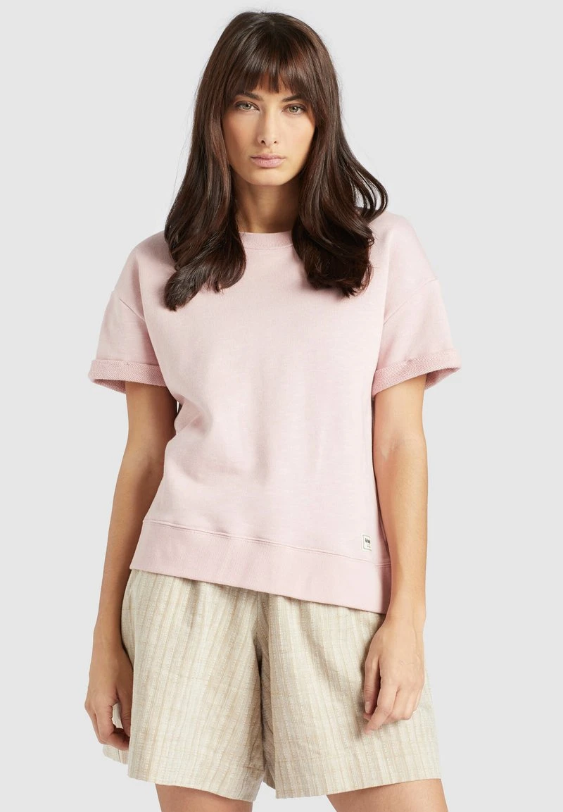 Auslauf 🥰 Khujo MALEA - T-Shirt Basic - Pink, Damen ✨ 1 Auslauf 🥰 Khujo MALEA - T-Shirt Basic - Pink, Damen ✨