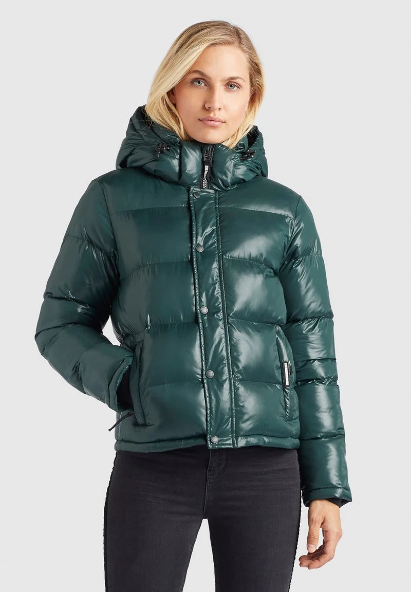 Billig 💯 Khujo CAMILLE - Winterjacke - Dunkelgrün Glänzend, Damen ❤️ 9 Billig 💯 Khujo CAMILLE - Winterjacke - Dunkelgrün Glänzend, Damen ❤️ – Bild 9